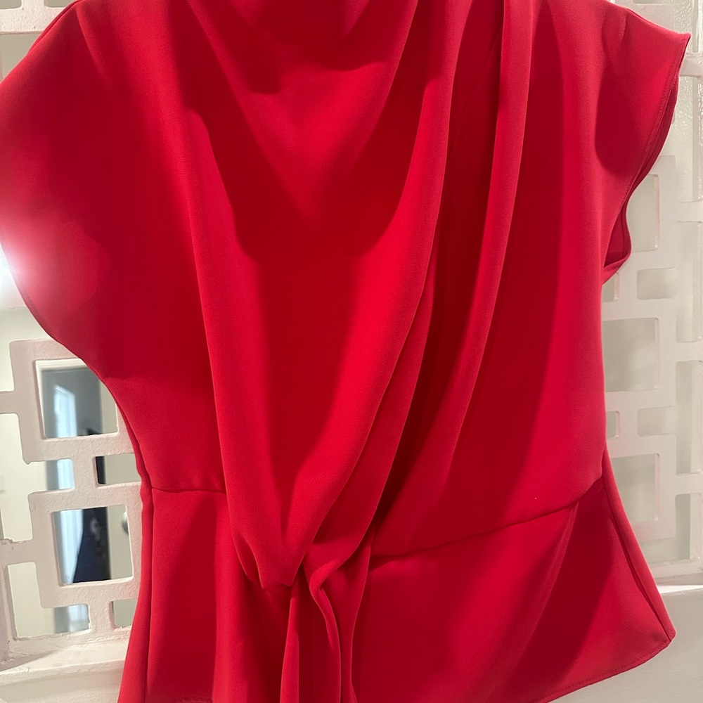 Zara Vibrant Bright Pink Blouse